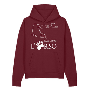 Felpe unisex in cotone con cappuccio